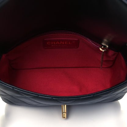 Chanel Lambskin Quilted Mini My Perfect Flap Black 7 of 9