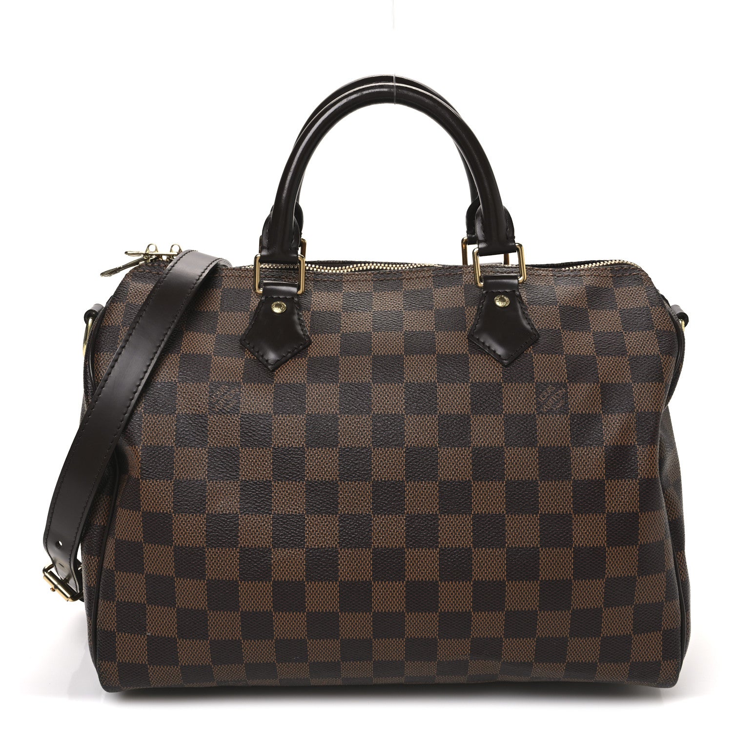 Louis Vuitton Damier Ebene Speedy Bandouliere 30 1 of 10