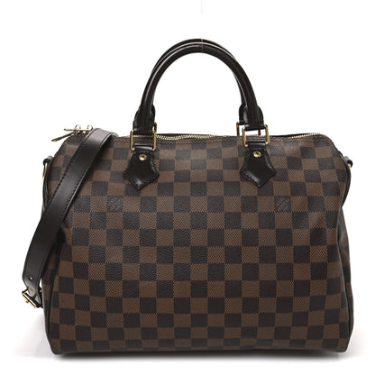 Louis Vuitton Damier Ebene Speedy Bandouliere 30 1 of 10