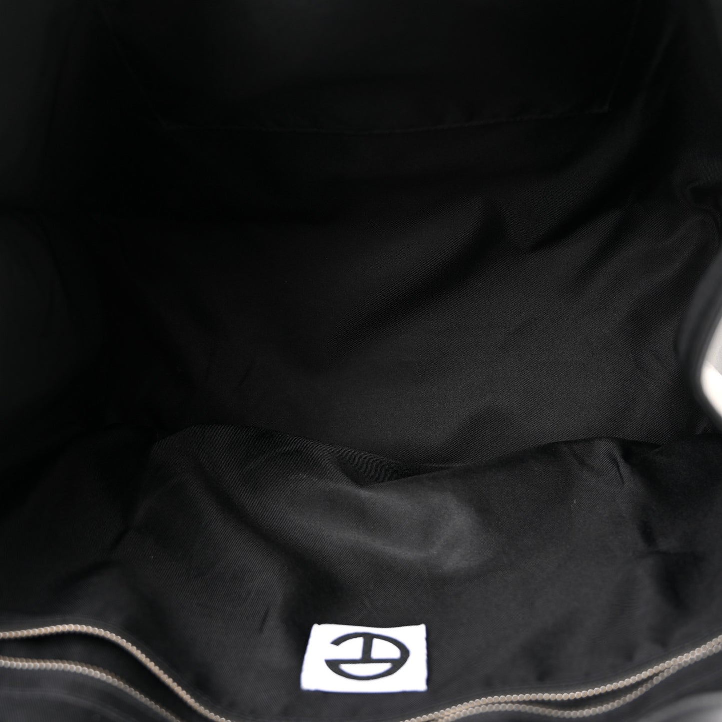 Vegan Leather Large Shopping Bag Black