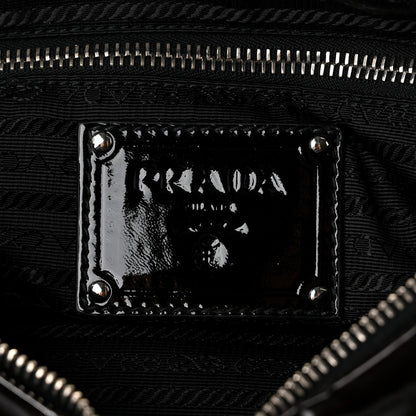Prada Vernice Sfumata Shoulder Bag Black Nudo 6 of 10