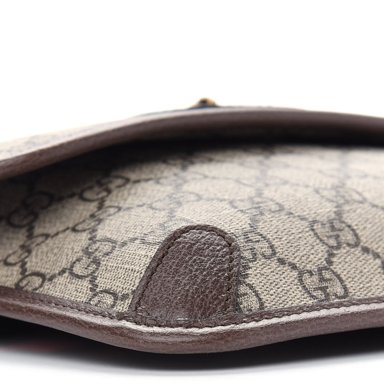 Gucci GG Supreme Monogram Neo Vintage Web Belt Bag Brown 8 of 9