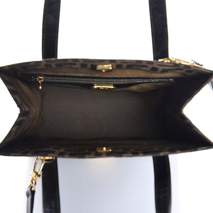 Fendi Zucca Pocket Tote Tobacco 5 of 9