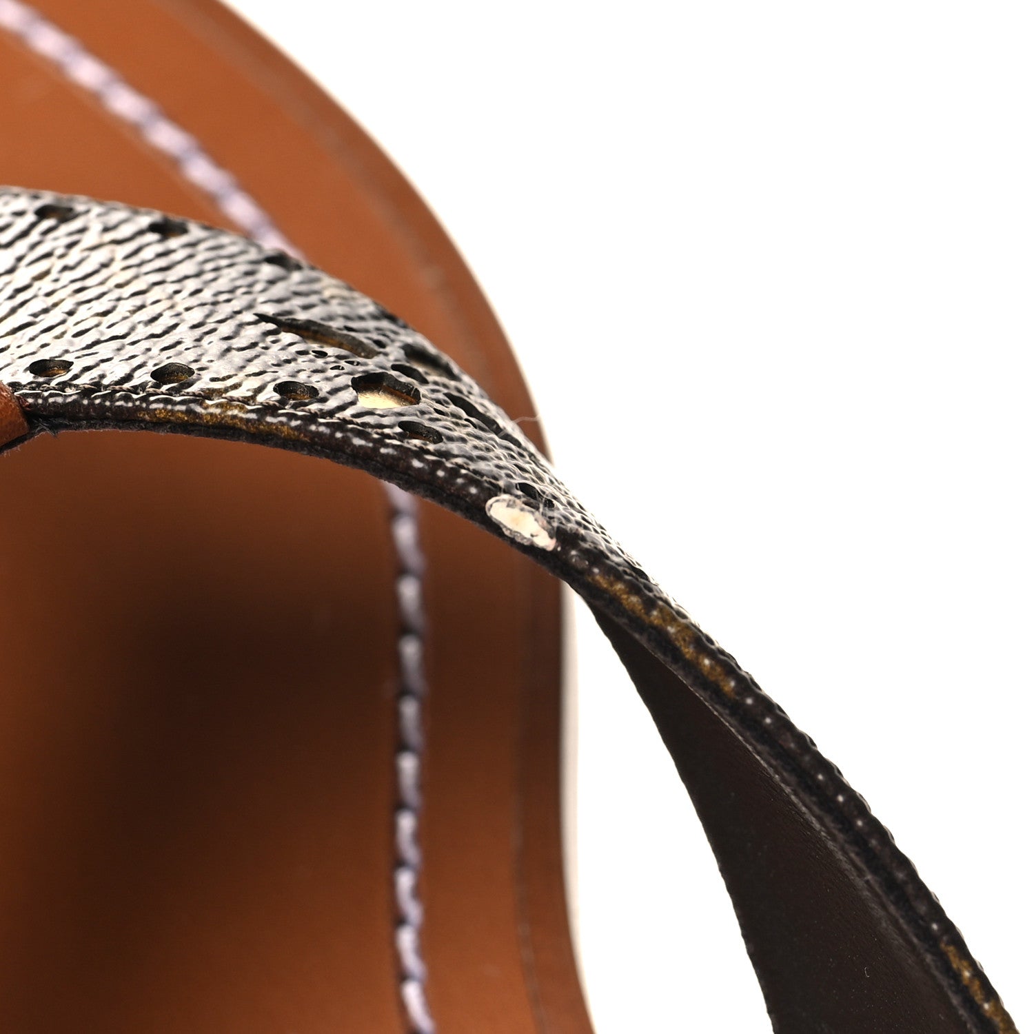 Louis Vuitton Monogram Sunny Flat Thong Sandals 36 Brown 9 of 10