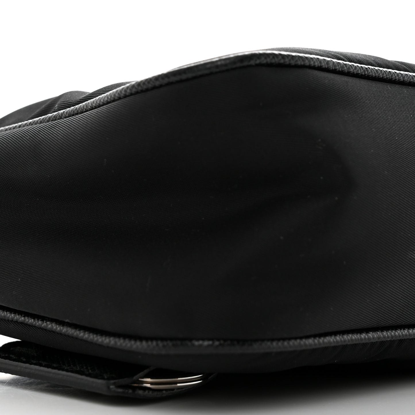 Tessuto Nylon Saffiano Mini Re-Edition 2005 Bag Black