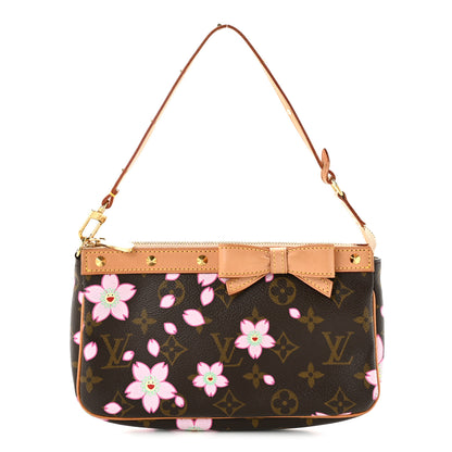 Louis Vuitton Monogram Cherry Blossom Pochette Accessories Brown 1 of 9