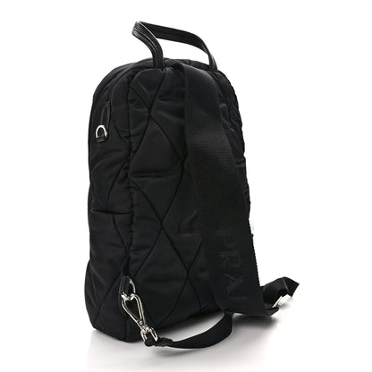 Prada Nylon Tessuto Impuntu Quilted Backpack Black 3 of 9
