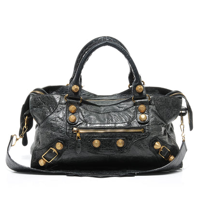 Balenciaga Agneau Giant 21 Gold Hardware Part Time Anthracite 1 of 7
