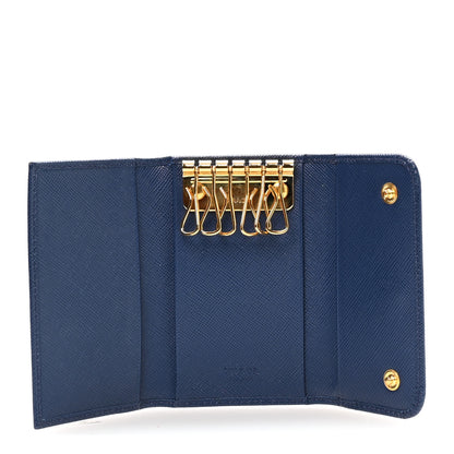 Prada Saffiano Fiocco 6 Key Holder Bluette 5 of 8