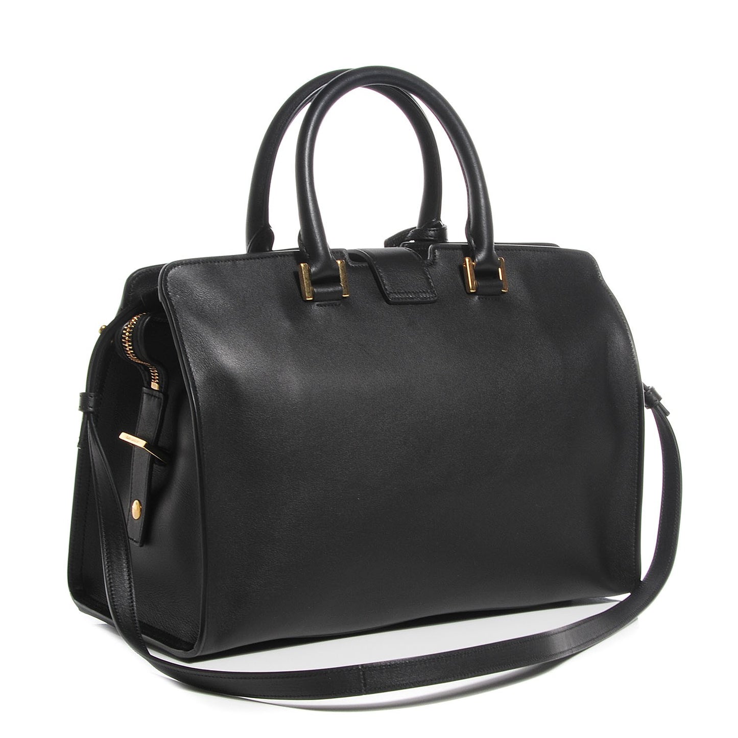 Calfskin Small Monogram Cabas Black