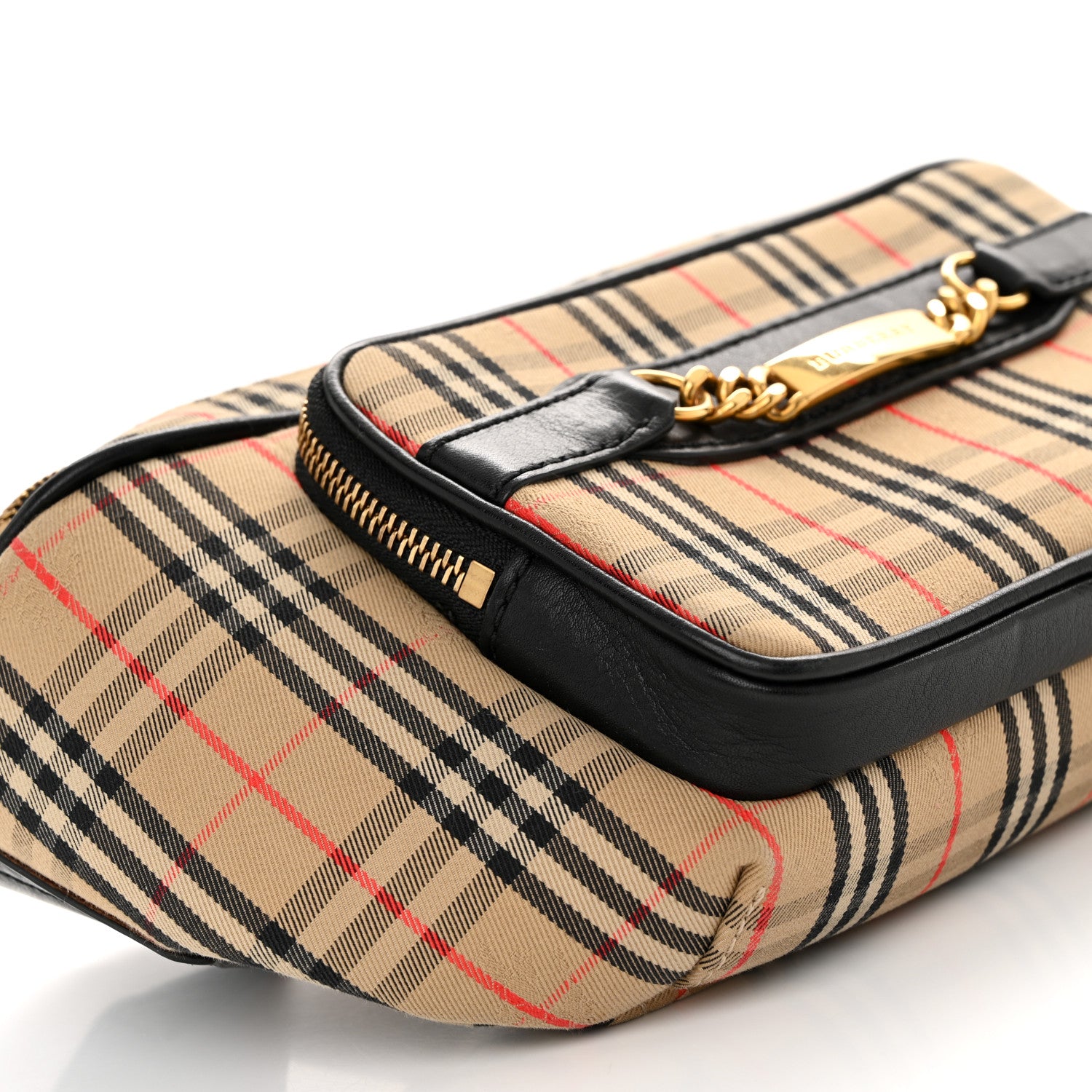 Burberry Cotton Vintage Check Large Bum Bag Archive Beige 9 of 13