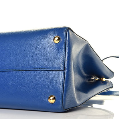 Prada Saffiano Vernice Shopping Tote Azzurro 9 of 10