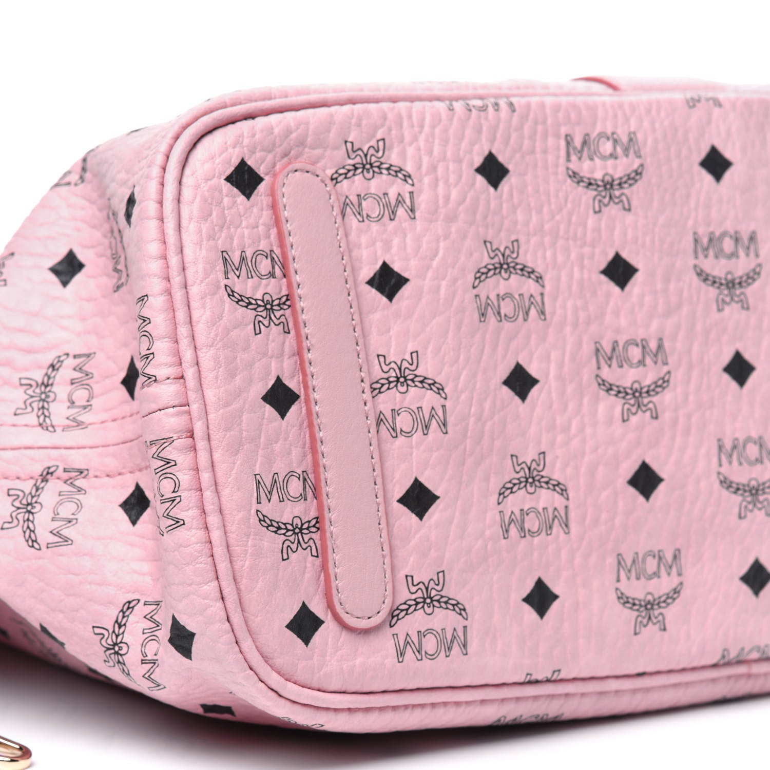 MCM Visetos Medium Liz Reversible Shopper Tote Pink 10 of 13