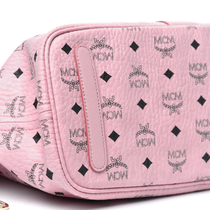MCM Visetos Medium Liz Reversible Shopper Tote Pink 10 of 13