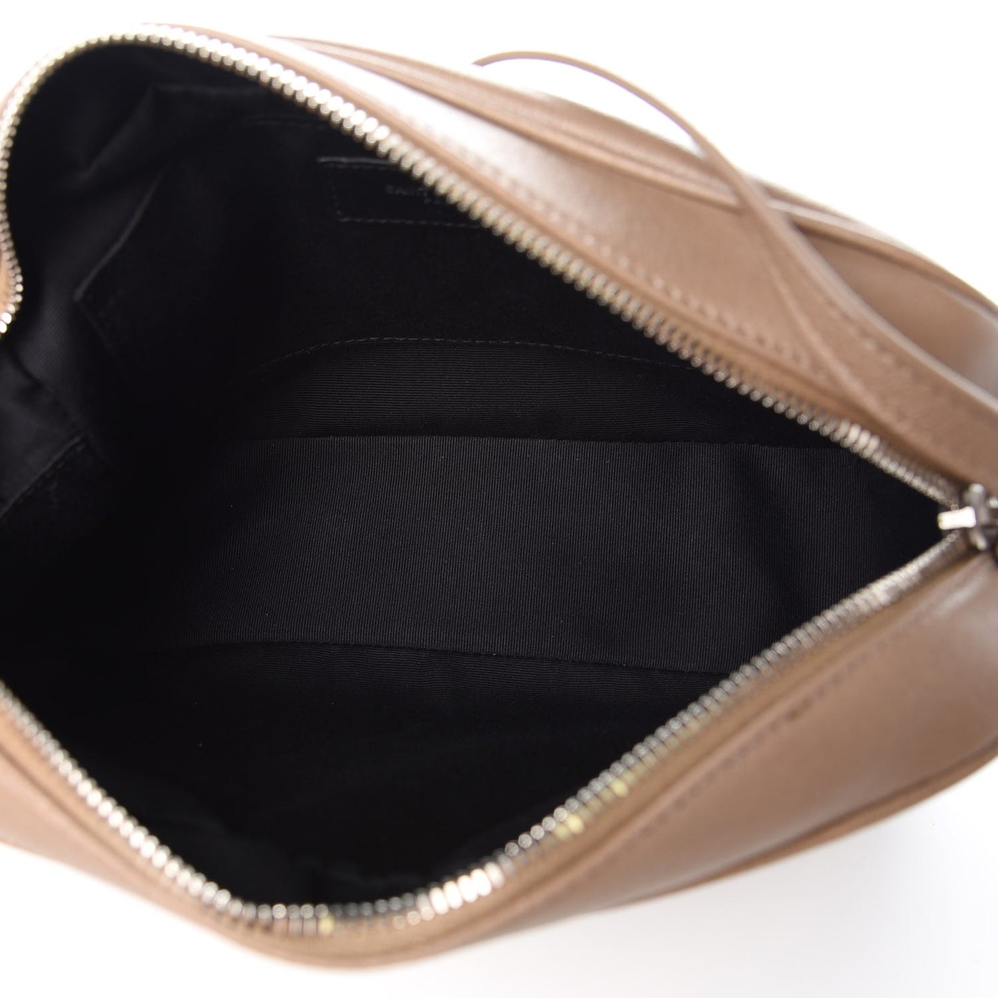 Lambskin Monogram Small Lou Camera Bag Dark Beige