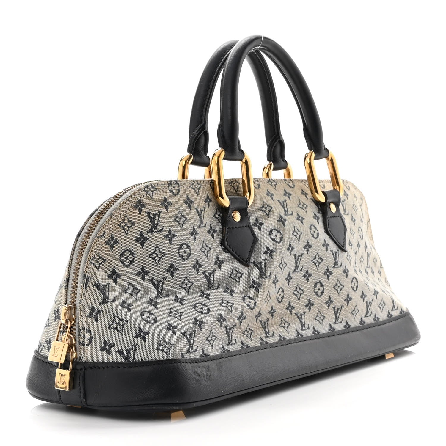 Louis Vuitton Mini Monogram Alma Long Blue 3 of 10