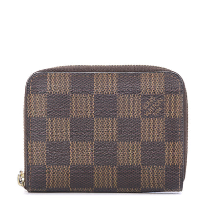 Louis Vuitton Damier Ebene Zippy Coin Purse 1 of 8