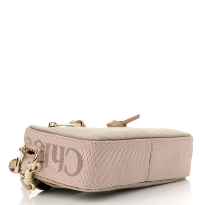 Chloe Linen Woody Belt Bag Blush Beige 4 of 13