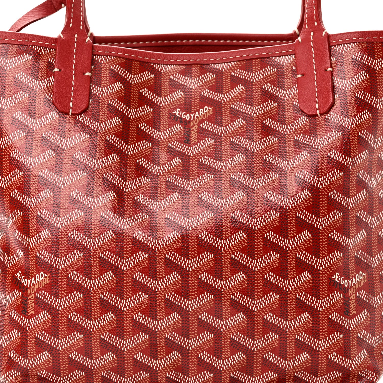 Goyard Goyardine Reversible Mini Anjou Red 12 of 17