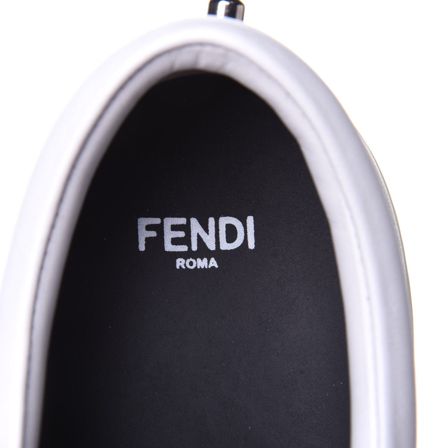 Calfskin Studded Karlito Slip On Sneaker 36 Black