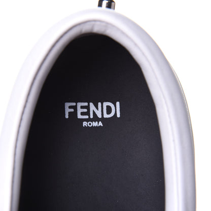 Fendi Calfskin Studded Karlito Slip On Sneaker 36 Black 9 of 11