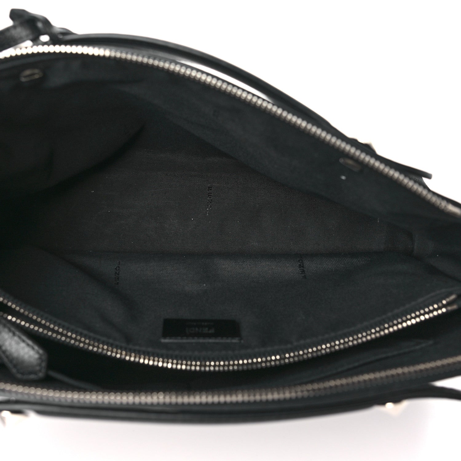 Fendi Vitello Dolce Large By The Way Boston Bag Black 5 of 10