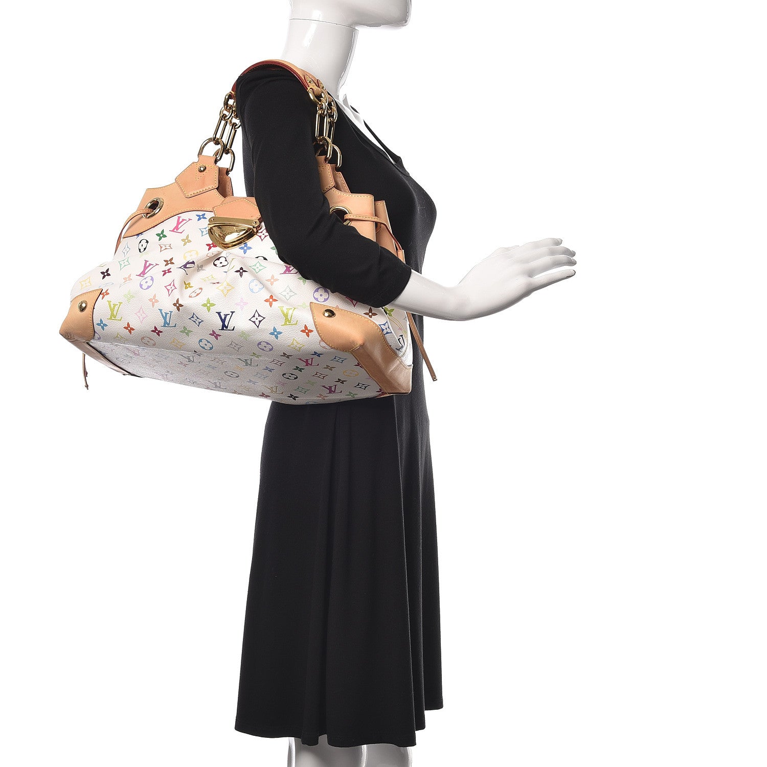 Louis Vuitton Monogram Multicolor Ursula White 2 of 9