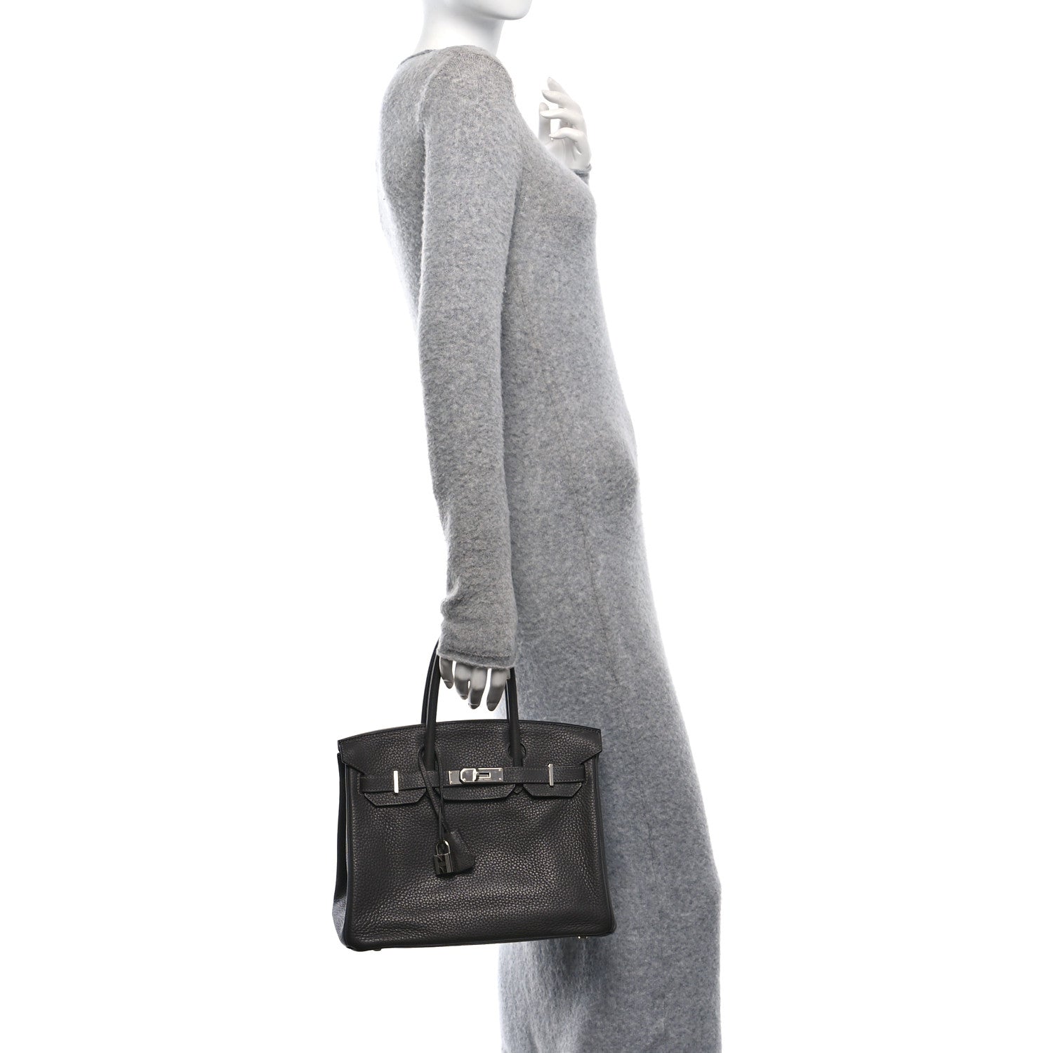 Hermes Togo Horseshoe Birkin 30 Etain Rose Mexico 2 of 10