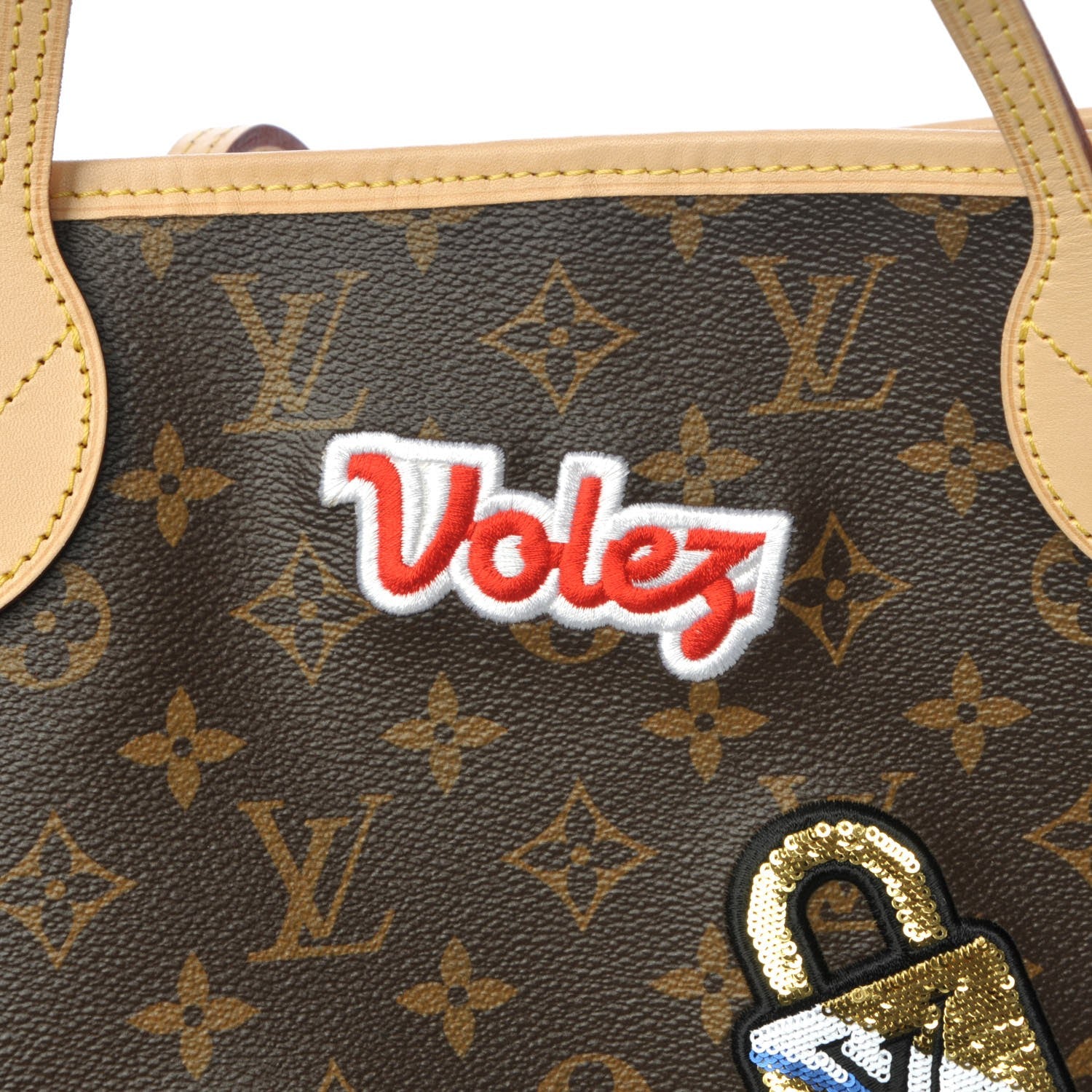 Louis Vuitton Monogram Stories Neverfull MM 11 of 11