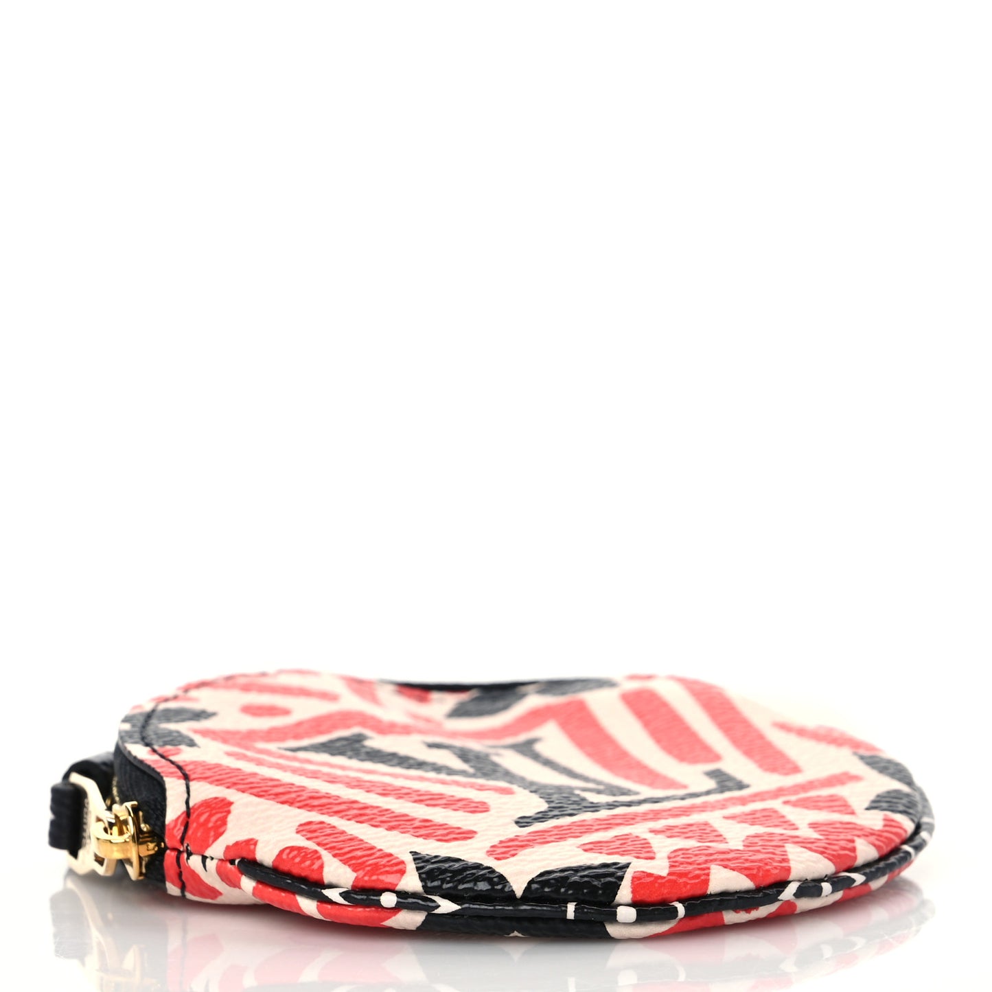 Monogram Giant Crafty Round Coin Purse Creme Rouge