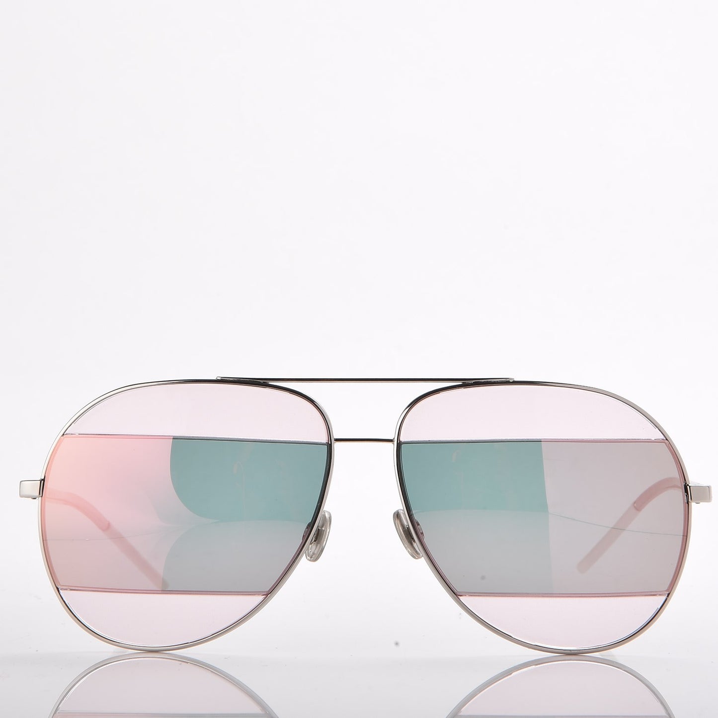 Metal DiorSplit 2 Sunglasses Pink
