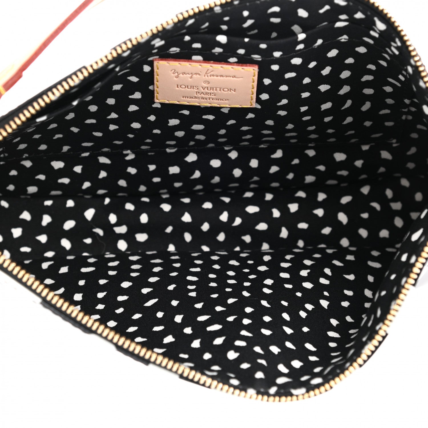 Louis Vuitton Vernis Kusama Infinity Dots Pochette Accessories Black 5 of 11