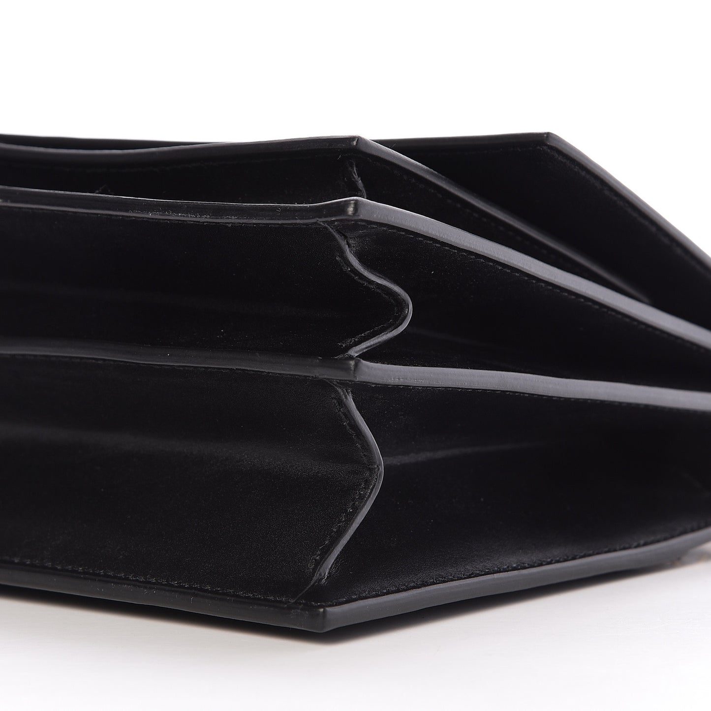 Box Calfskin S Sharp Chain Shoulder Bag Black