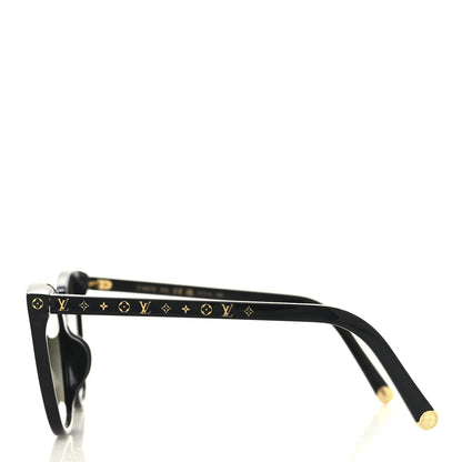 Louis Vuitton Acetate My Monogram Light Cat Eye Sunglasses Z1657E Black 3 of 7