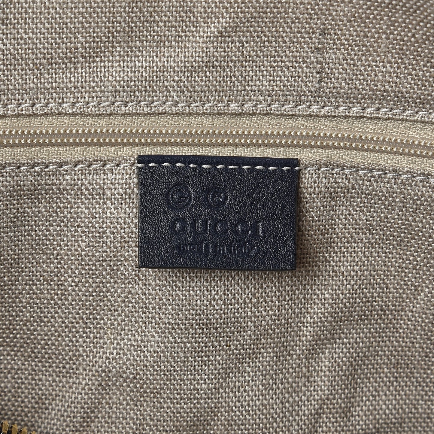 Microguccissima Medium Boston Navy