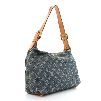 Louis Vuitton Monogram Denim Baggy PM Blue 3 of 10