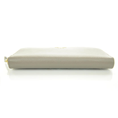 Prada Saffiano Zip Around Wallet Argilla 4 of 7