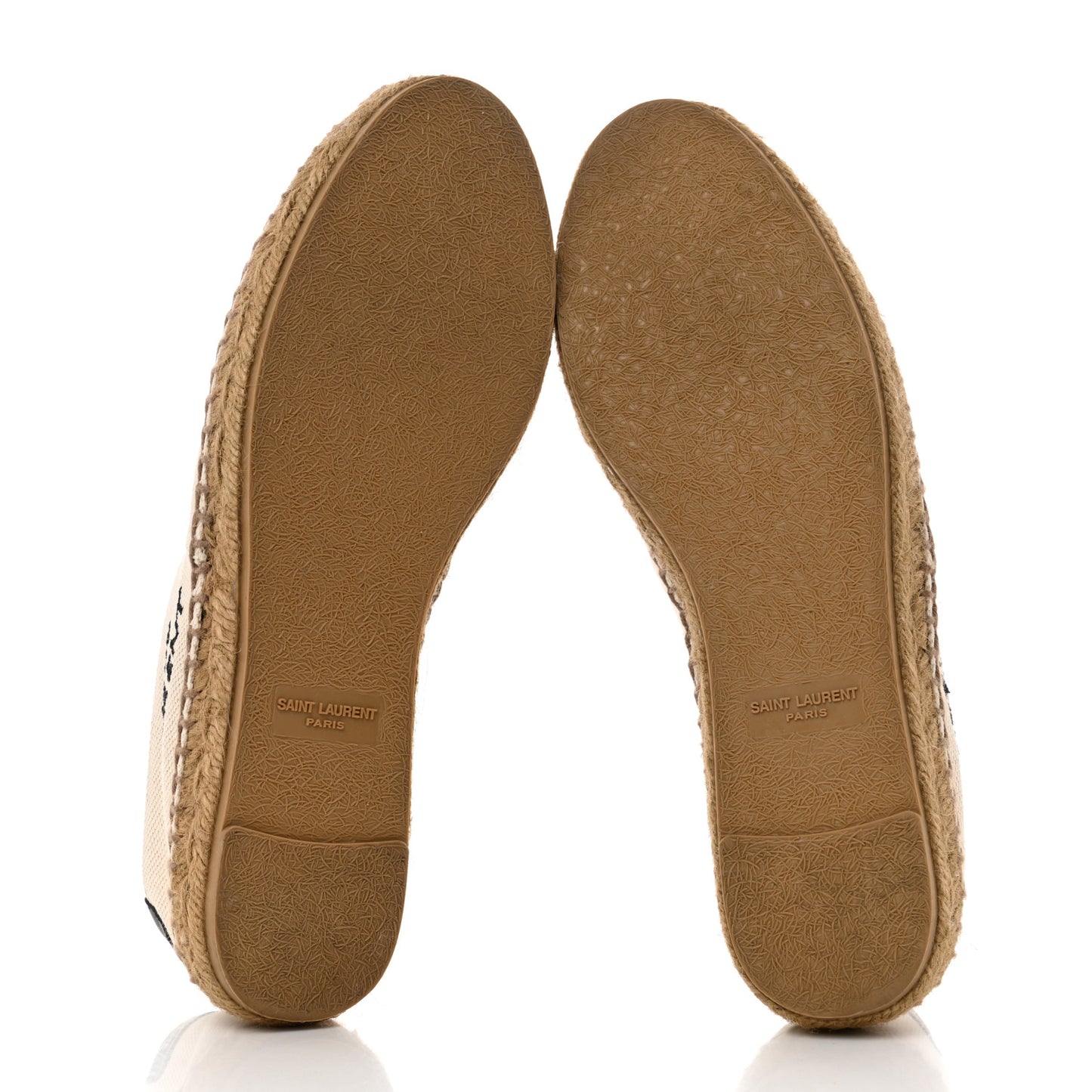 Canvas Nappa Elba Light Logo Embroidered Espadrilles 36 Panna