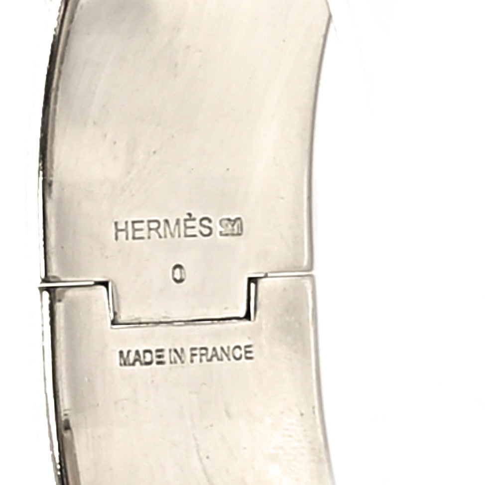 Hermes Enamel Wide Clic Clac H Bracelet PM Black 4 of 4
