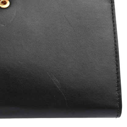 Burberry Calfskin Harlow Long Wallet Black 10 of 12