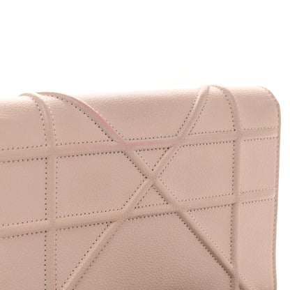Christian Dior Grained Calfskin Diorama Wallet on Chain Pouch Nude 7 of 10