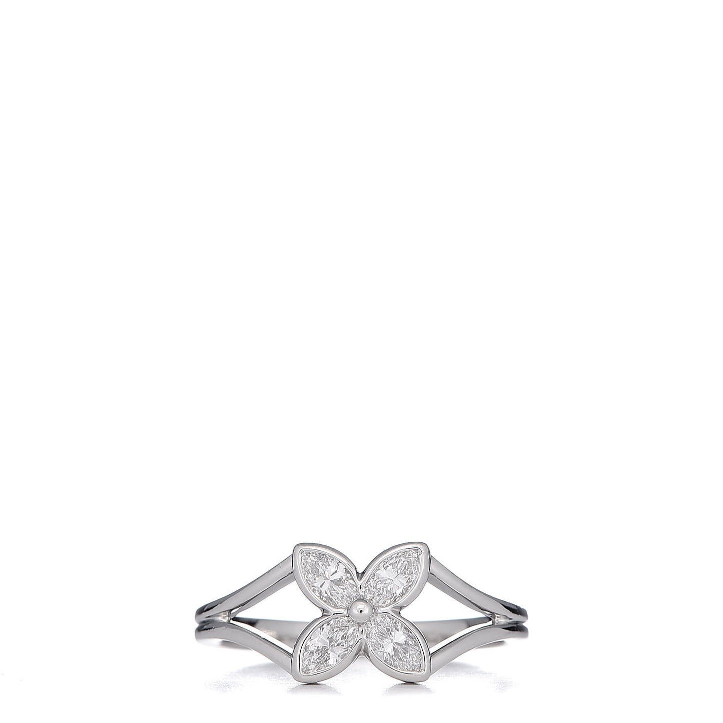 Platinum Diamond Victoria Ring 47 4