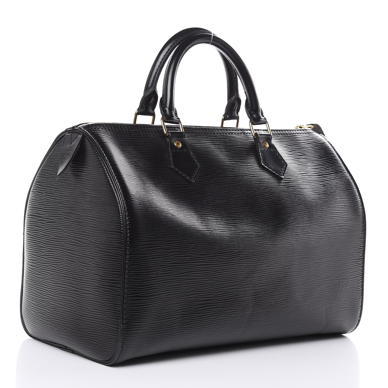 Louis Vuitton Epi Speedy 30 Black 3 of 19