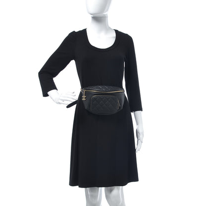 Chanel Caviar Quilted Business Affinity Waist Belt Bag Black 2 of 8