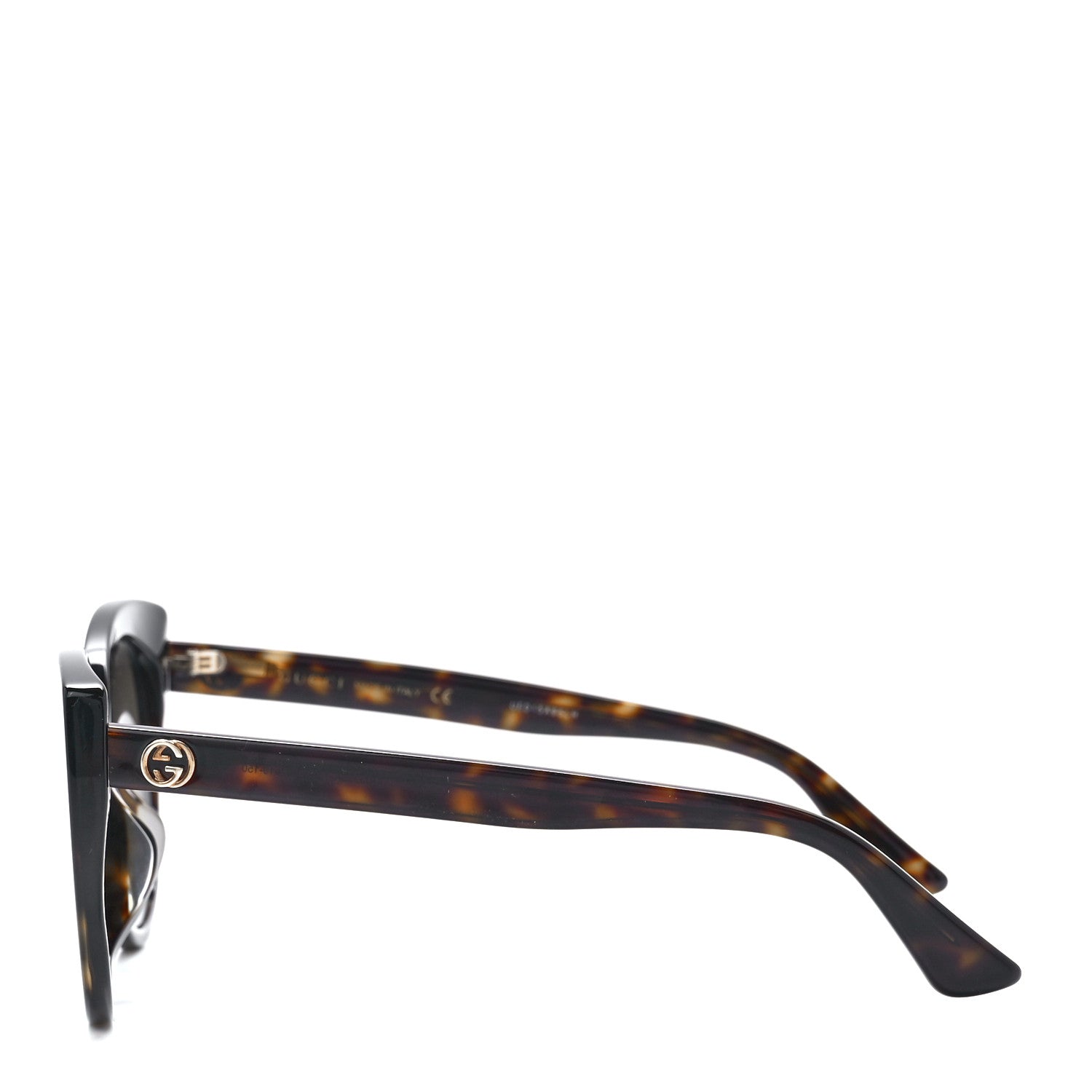 Gucci Acetate Cat Eye Sunglasses GG0325S Tortoise 3 of 7