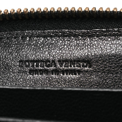 Bottega Veneta Nappa Intrecciato Zip Around Coin Purse Black 8 of 10