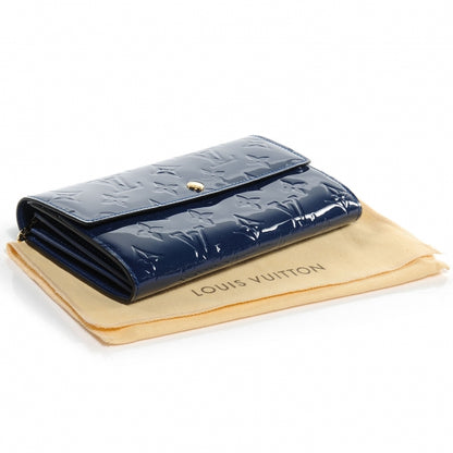 Louis Vuitton Vernis Sarah Wallet Grand Blue 4 of 7
