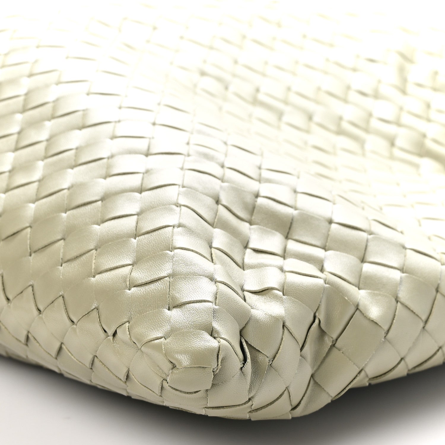 Bottega Veneta Calfskin Intrecciato Large Hop Travertine 9 of 9