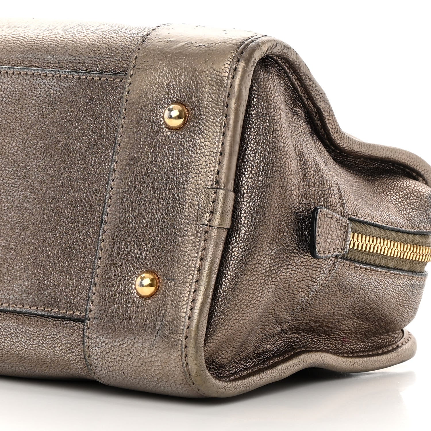 Loewe Metallic Calfskin Amazona 28 Bronze 10 of 18
