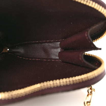 Louis Vuitton Vernis Heart Coin Purse Amarante 5 of 7